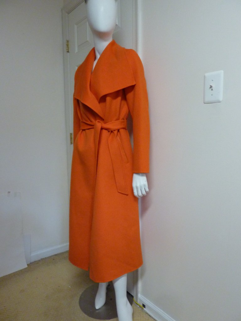 Mackage Mai-Cn Double-Face Wool Wrap Long Coat — image 7 of 8